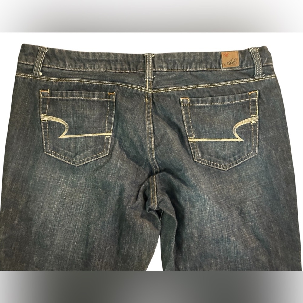 American Eagle Outfitters Blue Flare Denim Jeans - Picture 4 of 7